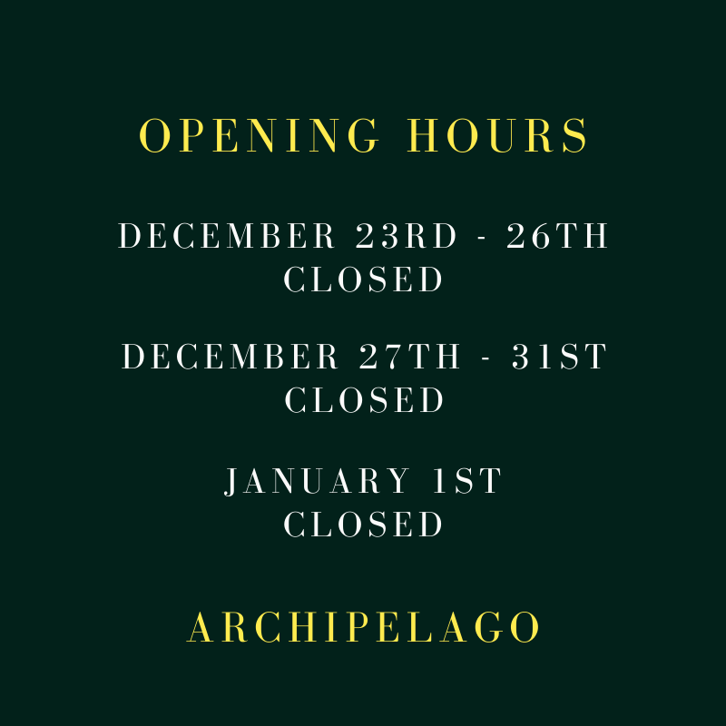 ArchipelagoUK's tweet photo. ~Our opening hours for December~ https://t.co/wjy71WptTP