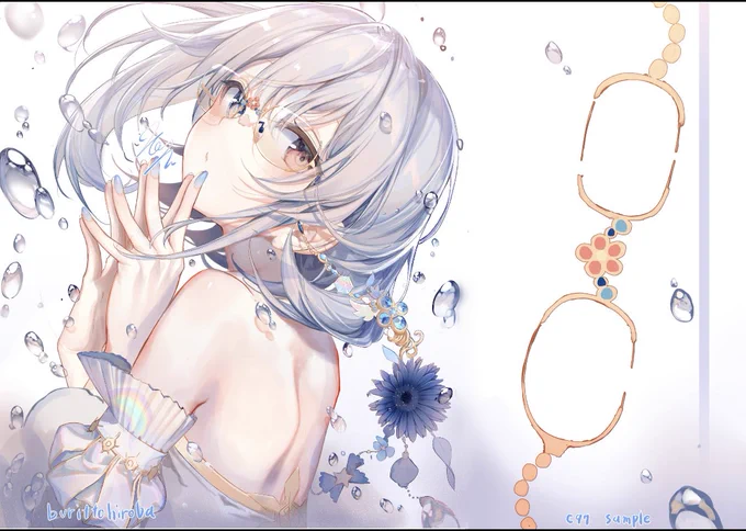 C97情報です!
眼鏡がテーマのイラスト新刊セットです。表紙とポストカードはホログラム加工しております…✨
12月30日comic market97【A08b】にて頒布いたします。
メロンさんでの予約も開始いたしましたのでそちらからもどうぞよろしくお願いしますー!
https://t.co/xfuAFZvK8U 