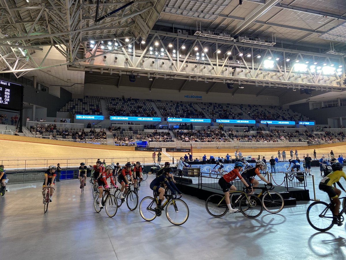 Great racing at Melbourne Arena last night. What a venue. Great athletes. Magnificent Austral finals. Men’s and Women’s Madison’s a highlight.
Some younger riders male and female making some big steps in the right direction. Track!