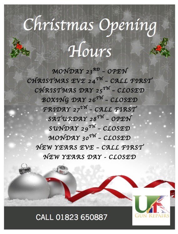 We would like to wish all of our customers a very Merry Christmas and a Happy New Year!! ☃️