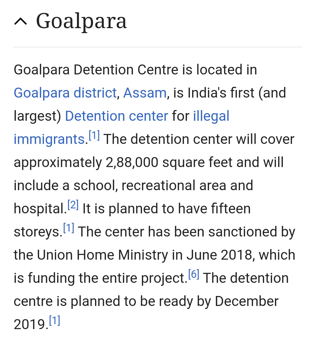 Nishant1641's tweet photo. PM Modi at Ramlila Maidan:
"I assure you there is no detention centre in India."

Goalpara mein to football stadium ban raha hai. #MeraPMJhoothaHai https://t.co/KOlaauJfQP