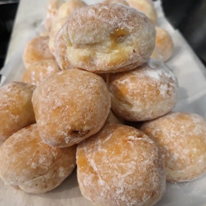 Wishing all who celebrate a Happy Hannukah! Stop in this week for a holiday treat. Mini Donuts(Sufganiyot)now available!