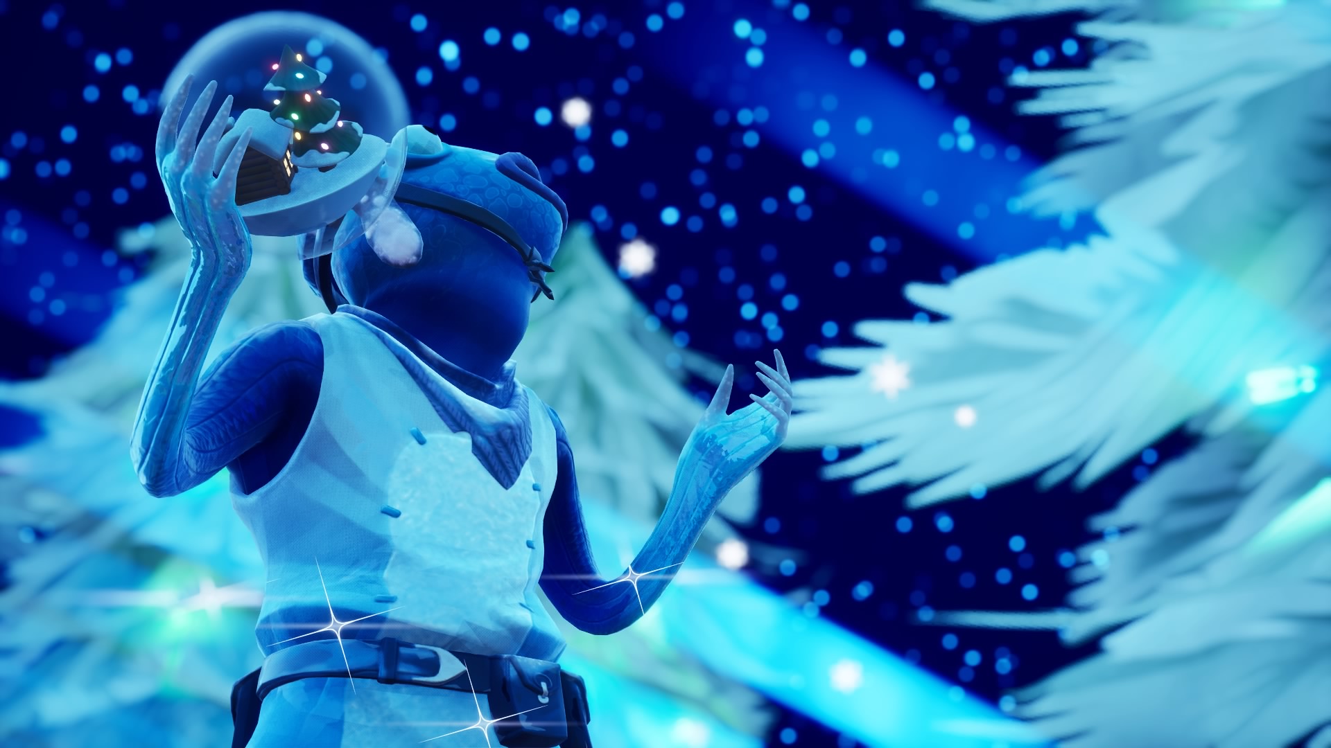 蓮 フローズンフィッシュスティック 新鮮な冬を君たちに届けにきたよ Fortnite フォートナイト フォートナイトスクショ スキン撮影