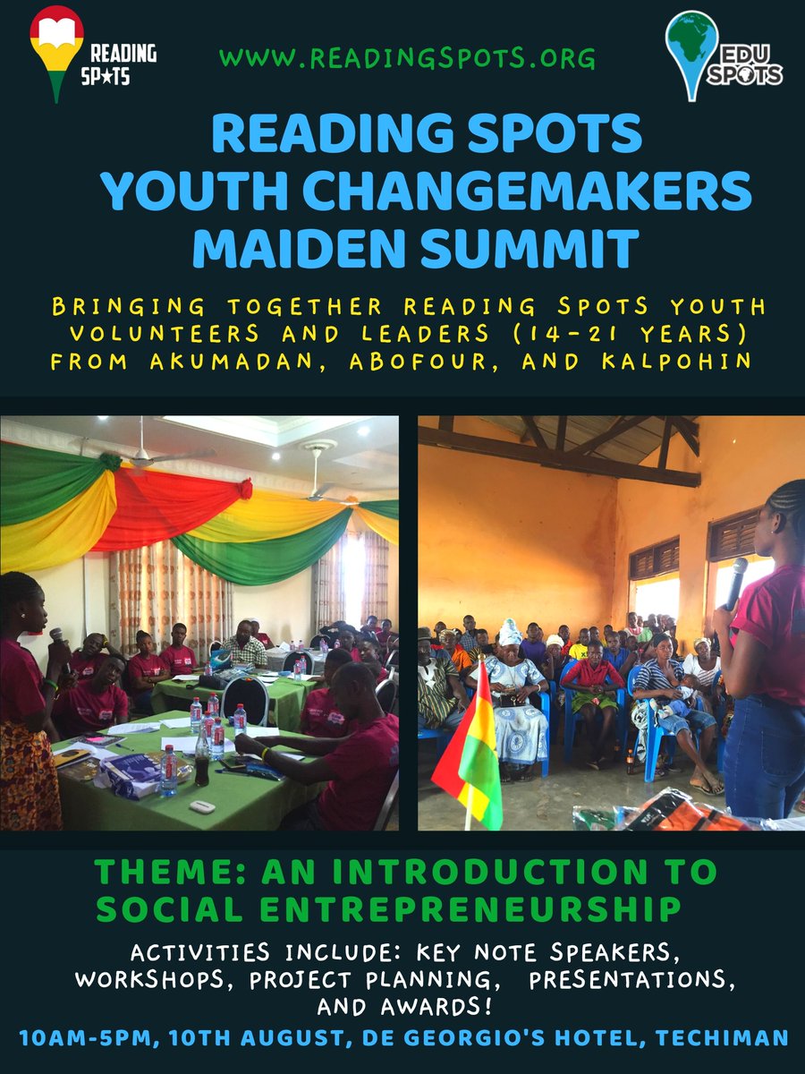 eduspots's tweet photo. We're reflecting on the various conferences we've led and been involved in during 2019 in Ghana and the UK! So much experience shared, and inspiration acted on since. #eduspotsfever #2019inreview #ourcollectivefuture https://t.co/ochuBVIQwz