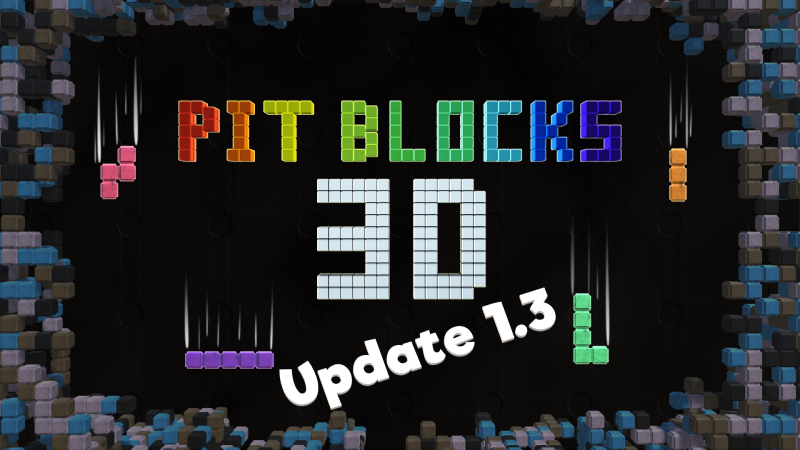 Hey all, PitBlocks3D released update 1.3. Go check it out on #Steam!

Highlight of this release is the new Free mode, where you got all the time in the world to solve the pit #puzzle!

#indiegame #indiedev #gamedev