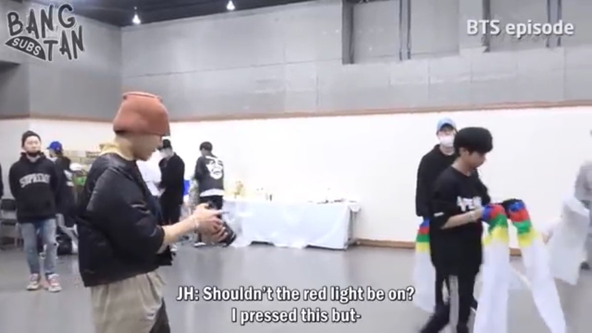 when 3j were practicing their dances, jungkook taught jimin and hobi how to use the camera and instructed them how to film the performance.  https://youtube.com/watch...