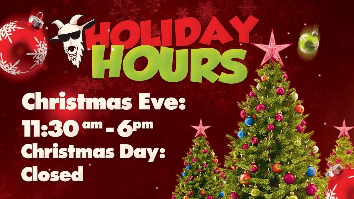 Special Holiday Hours