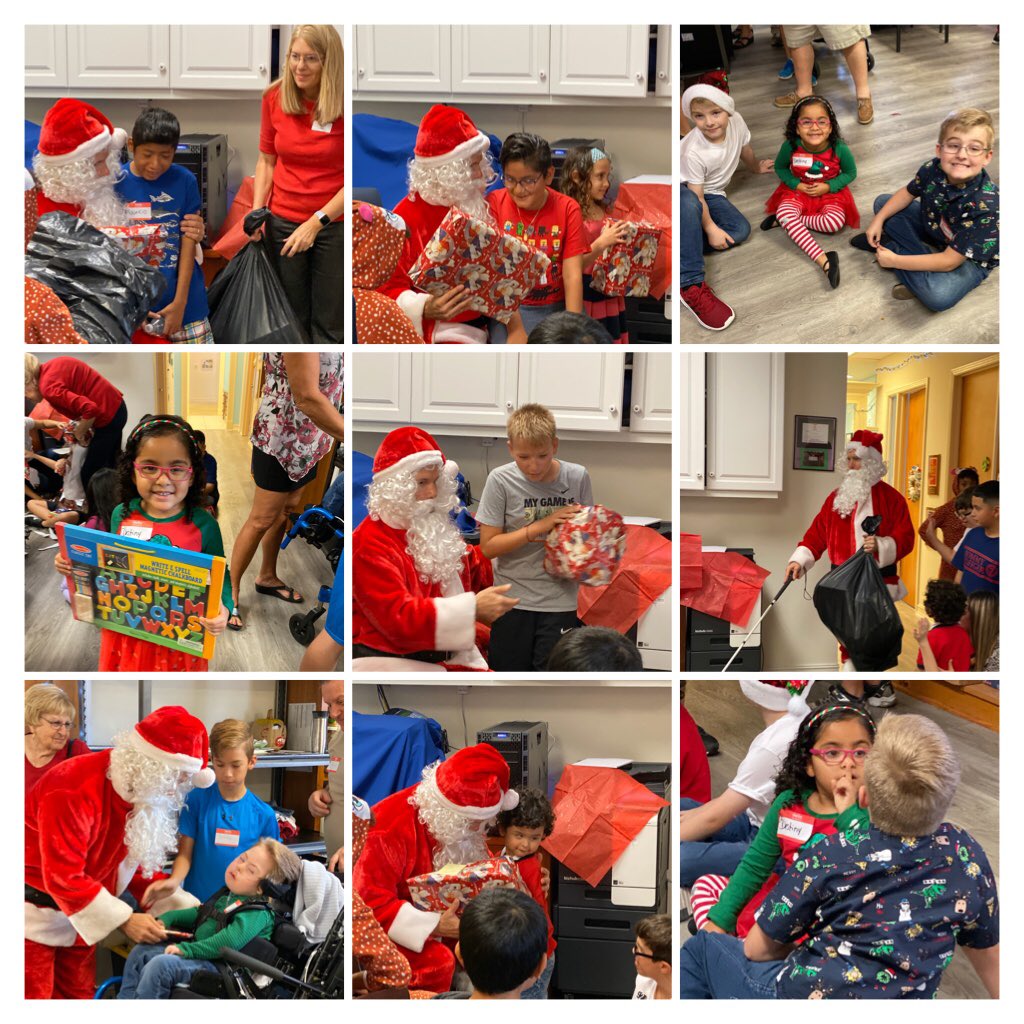 Lighthouse_Of_C's tweet photo. What a great time at the annual children’s holiday party.  Children decorated Gingerbread Houses and had a special visit from Santa.  Each child received a special gift. https://t.co/p2MDplJ1Wh