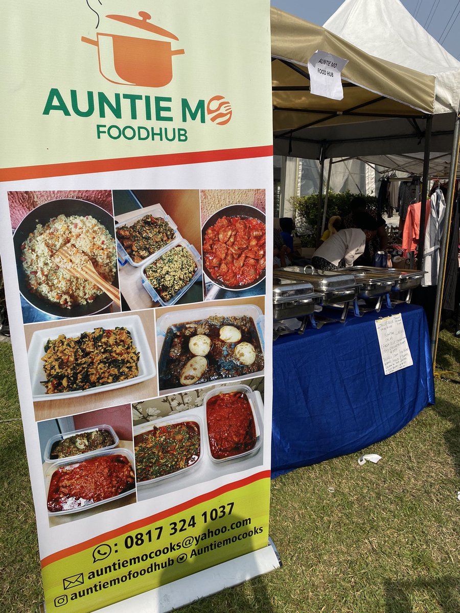 auntiemofoodhub's tweet photo. All set up. Waiting for you guys to come through #mentedemoda https://t.co/ceKKbE959g