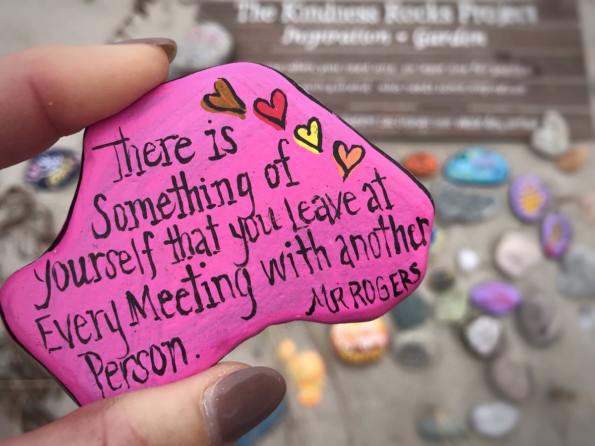 theKindnessrock's tweet photo. What is that which you wish to leave of yourself with another person?
Kindness 
Love
Understanding 
Honesty 
Forgiveness 
Compassion 
Share your thoughts below with us... #thekindnessrocksproject https://t.co/7NDTvqt6TM