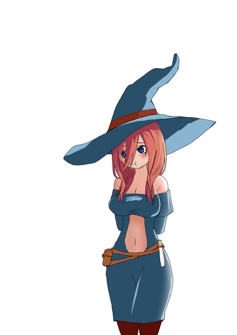 코모리(Korean morikonoko)さんがTwitterに投稿した中野三玖(五等分の花嫁)のイラスト。