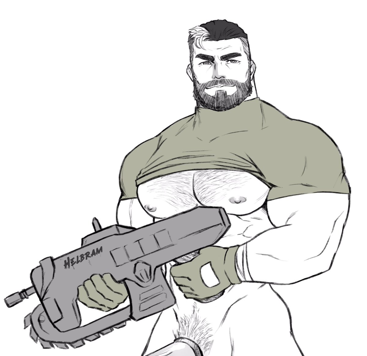 Anyways, here’s a gabe diaz sketch cus i just had to hehehe. patreon.com/he...