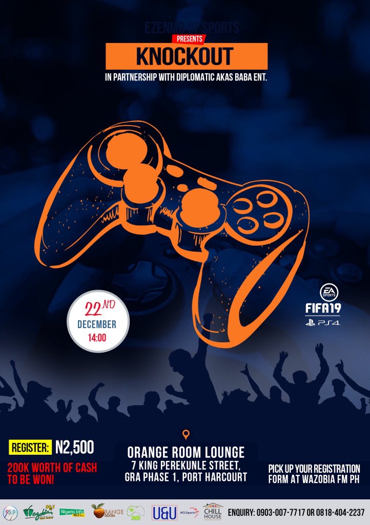 Kofi_Bartels's tweet photo. Join @chidi_maestro and the Sports Gang today! #knockout2019 https://t.co/kC5OnwjrX7