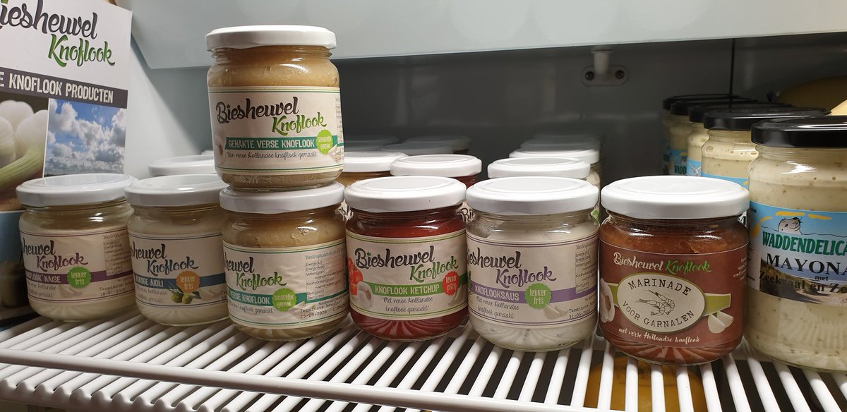 De mayonaise, saus, ketchup, verse knoflook of marinade van Biesheuvel knoflook mogen niet ontbreken in de #keuken voor de #Kerstdagen wij zijn nog 3 dagen open