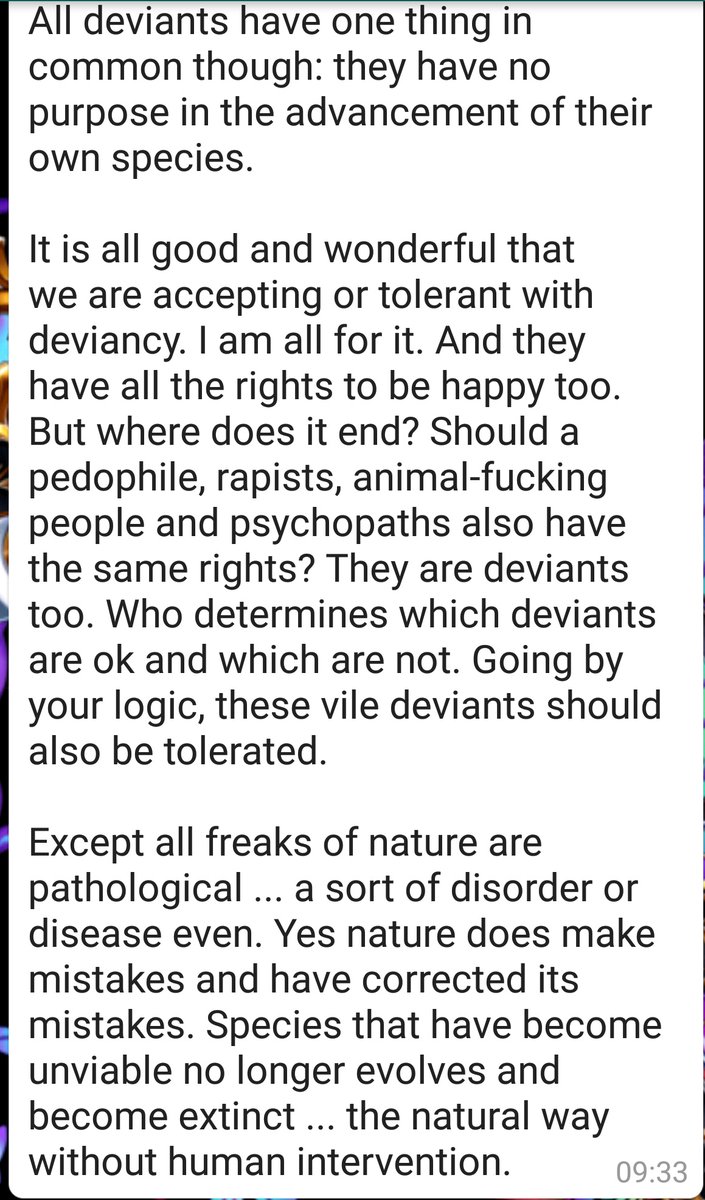 Mom: complains abour 1 lgbt character in a movie.

Me, her daughter dating a girl and mom wants to repair the already burning in a hellhole relationship: calmly explains that lgbt should be normalized and that's good.

Mom: