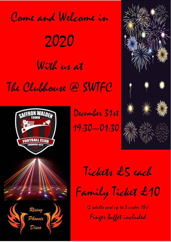 RPhoenixDisco's tweet photo. New Years party at The Clubhouse @ SWTFC please RT @acc_ada @swtic @SWTFootballClub @DirectorySW @UttlesfordDC @StuartVant @swreporter24 @Matt_Grady79 @malckynash1 @Buttscratcher @FatManKev @STrimnell https://t.co/TF6B12agH2
