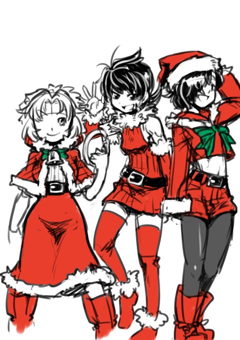 商店街の福引でサンタコスを貰った的なやつ 