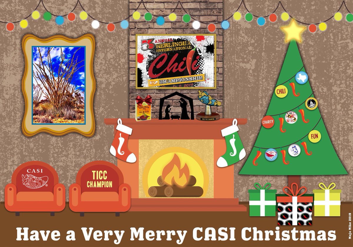 CASIchili's tweet photo. Merry Christmas to all the chileheads of the world! #chili #charity #Christmas #fun https://t.co/KITeYA7hBo