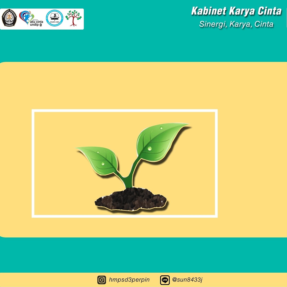 HMPS_PERPIN's tweet photo. [ CATATAN BARU ]

Progresif Harmonis boleh berakhir, tapi KARYA CINTA akan tumbuh dan berkembang di langit - langit semesta.

Mari bersinergi dan berkarya dengan cinta.

HMPS D3 PERPIN SV UNDIP 2020
KABINET KARYA CINTA

#KaryaCinta
#HmpsD3Perpin https://t.co/9fxCVdfVCx