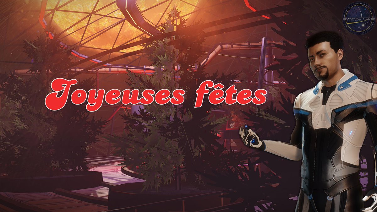SanctisFr's tweet photo. #SANCTIS souhaite à tous les commandants @EliteDangerous de la Galaxie de joyeuses fêtes de fin 3305 !

#EliteDangerous3306 devrait être riche en nouveau contenu, soyez au rendez-vous

Les recrutements restent ouverts chez Sanctis ! Plus d'infos sur https://t.co/UYFuDqBmoE

o7 https://t.co/L9EFF59oeK