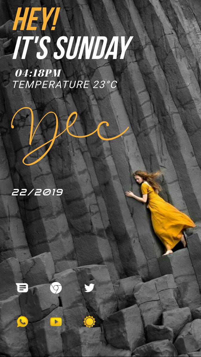 Seamoon757's tweet photo. My Home Screen Setup # 62
ALONE
Nova Launcher (10*9)
Mini-ism Kwgt @ppickCH
Whicons Icon Pack
Golden Icon Pack
Wall @unsplash
Template @design_ironic
#basep34 #basep33 @EzTech231 @AMagno68 https://t.co/ga7V57Dknc