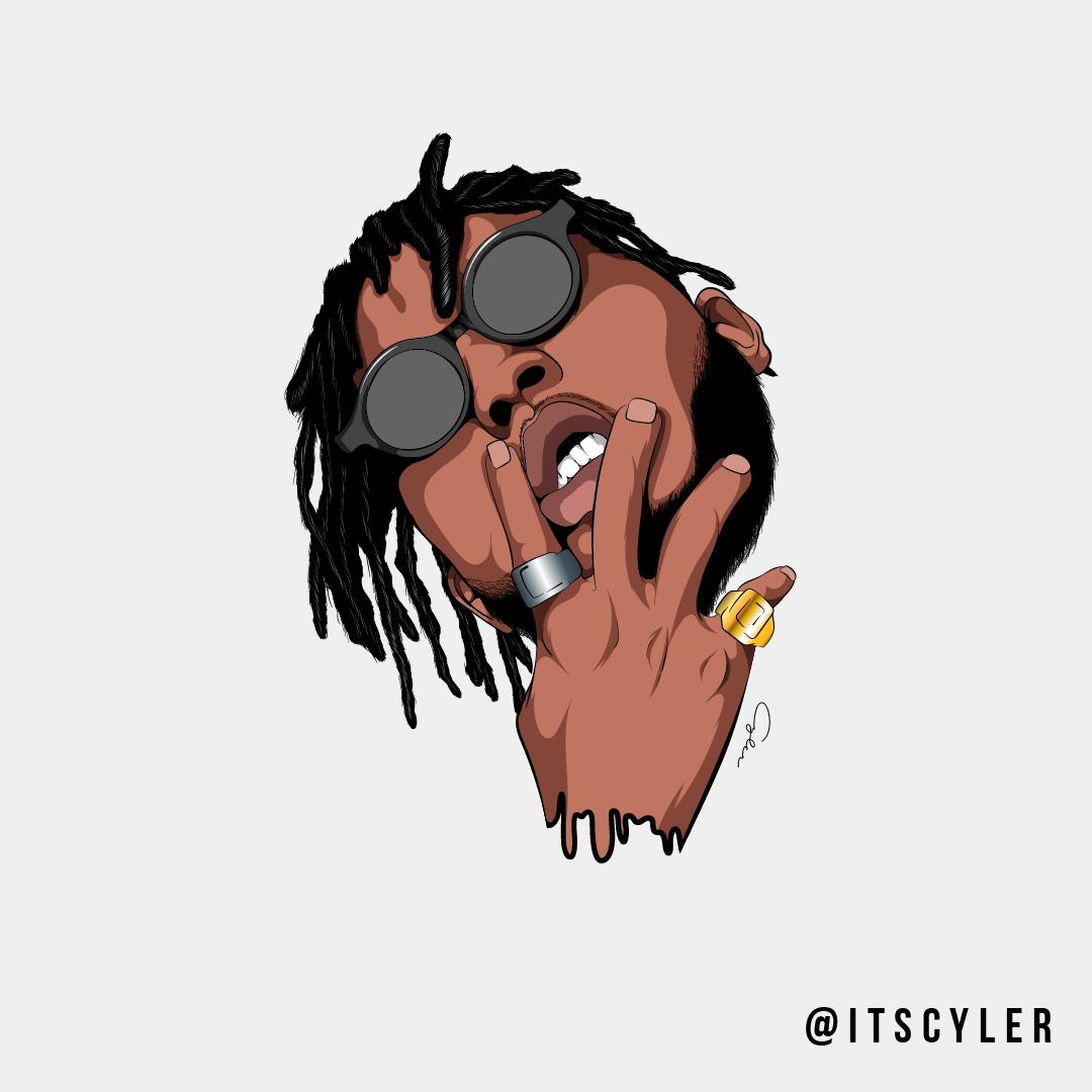 Its_cyler's tweet photo. #Vectorportrait #vectorart #mixtapecover #albumcover #soundcloudrapper https://t.co/k8SkGVsfBz