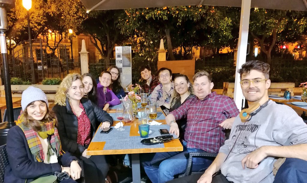BathEnright's tweet photo. Finally time to leave Valencia after a fantastic #PalAss19 conference. Congratulations to the organizers again. From the talks, posters, networking, and some great paella, it was one to remember. The @AnomLab had a blast. https://t.co/C5cC0tOZUa