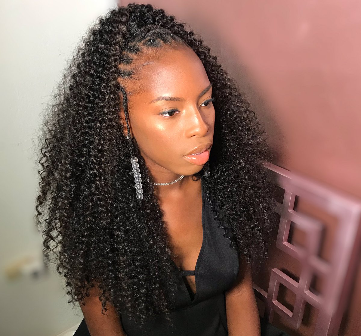 Mykie_Mykes17's tweet photo. Hair and a baby beat for my love ๐๐ฅฐ #MalikaJosephBeauty #crochetbabe https://t.co/zbfT2utuAU