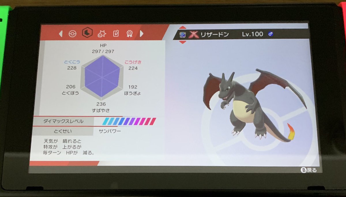 夢 盾 ポケモン 剣 特性 リザードン