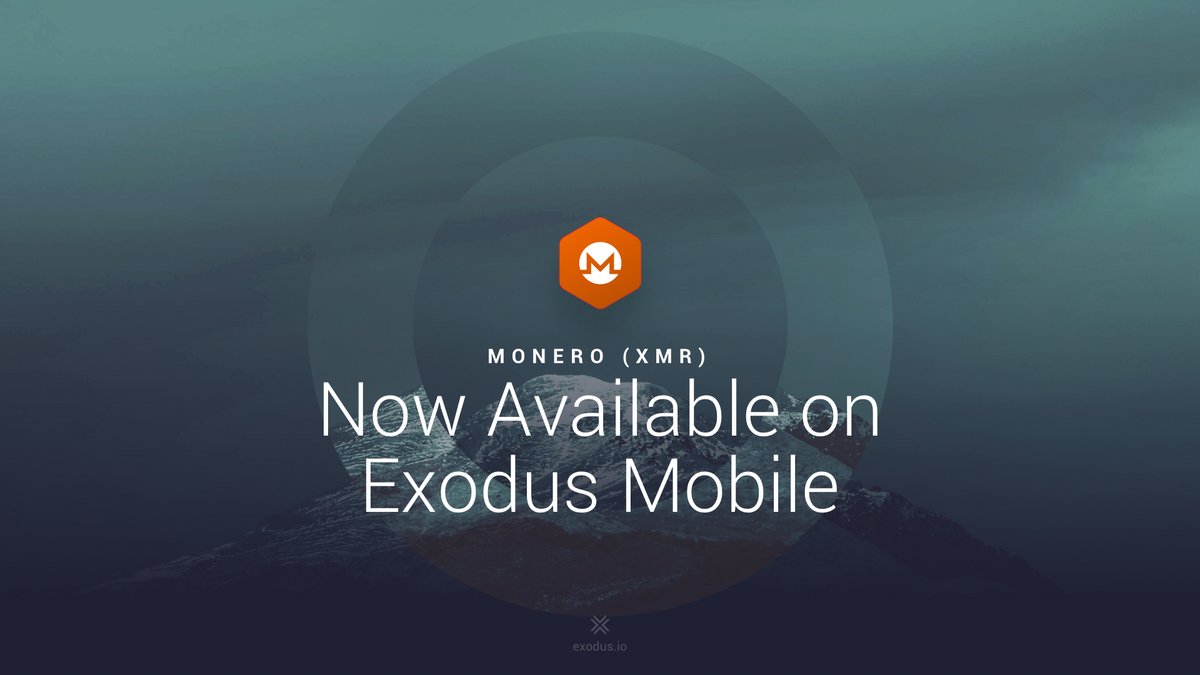 exodus's tweet image. Joy to the world for fully private transactions. $XMR fans, you're in for a treat.

Monero is now supported in the latest update of Exodus Mobile 📱🔥

Send, receive and securely manage Monero across both Exodus Desktop and Mobile 👇
get.exodus.io/monero-mobile

@monero