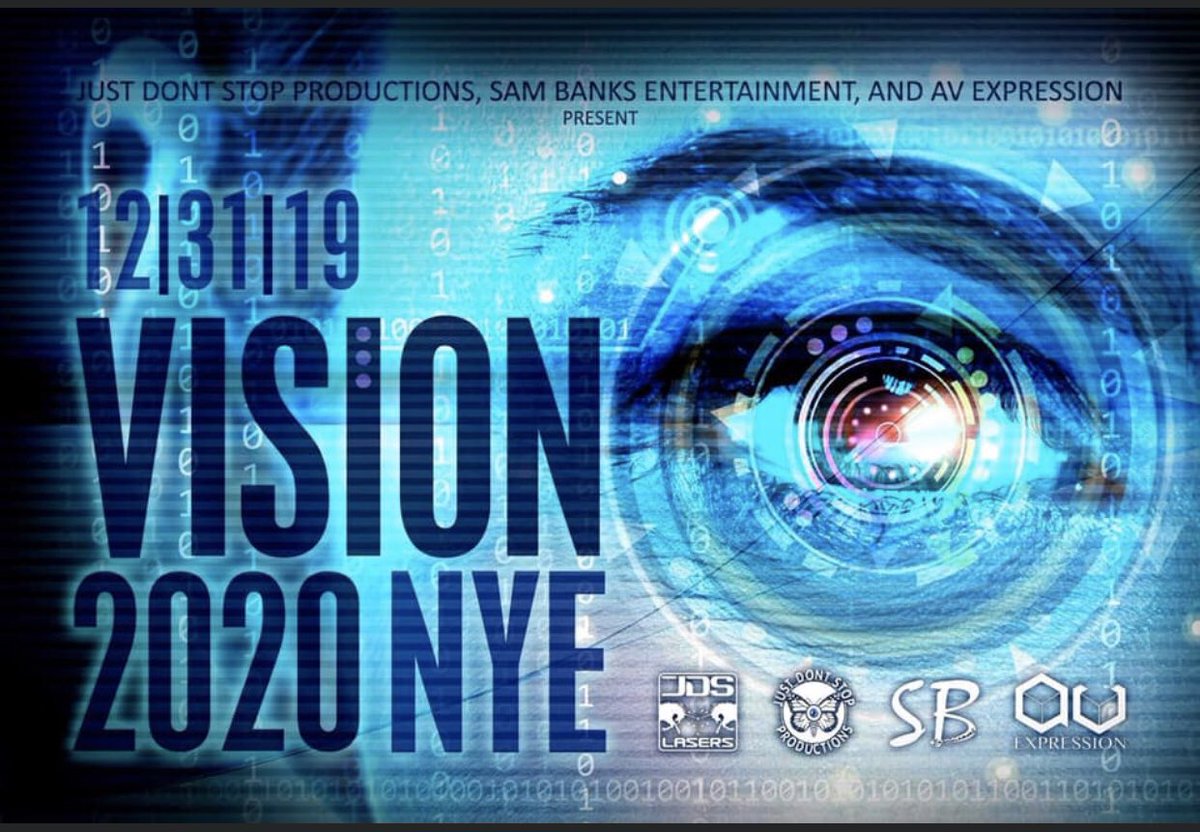 This NEW YEARS EVE!
JUST DONT STOP, <a href="/SamBanks210/">Sam Rivera</a>, and AV Expressions presents!

VISION 2020 NYE Warehouse Event!

So much texas talent in one night! 
<a href="/bassmastaz7311/">BASSMASTAZ</a> <a href="/itsKataBolic/">Kevin Brown</a> <a href="/jaknjaxmusic/">Jak'n Jax</a> and many more! 

#house #dubstep #drumandbass #techno #trap #bass #sanantonio #rave