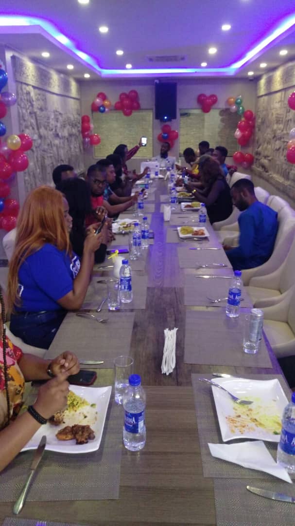 byteworksng's tweet photo. Byteworks HQ Abuja having a lovely family time at @clubindigoabj. There is nothing more memorable than the presence of a happy family all wrapped up in each other
#TGIF #Byteworks #Abuja #ChristmasDinner. https://t.co/5th8IZu02v