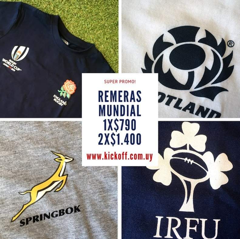 🎄Colección de remeras del Mundial 2019.
Para niños y adultos, del 6 al 16 y del S a 2XL. Super promo: 1x$790 y 2x$1.400!
Podés combinar adulto+niño o niño+niño o adulto+adulto!
Pedí las tuyas al whatsapp 099280276 y te las mandamos o vení a elegirlas a nuestra tienda del Charrúa