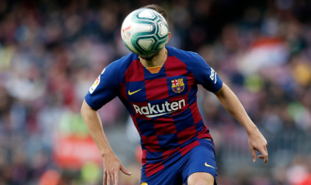 FCBarcelona's tweet photo. ⚽ Guess who❓
🔵🔴 #ForçaBarça https://t.co/AgVX2uw1J9