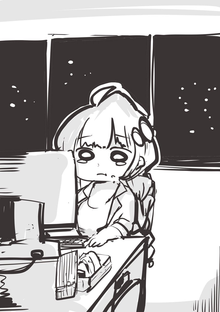 残業あかりちゃん... 