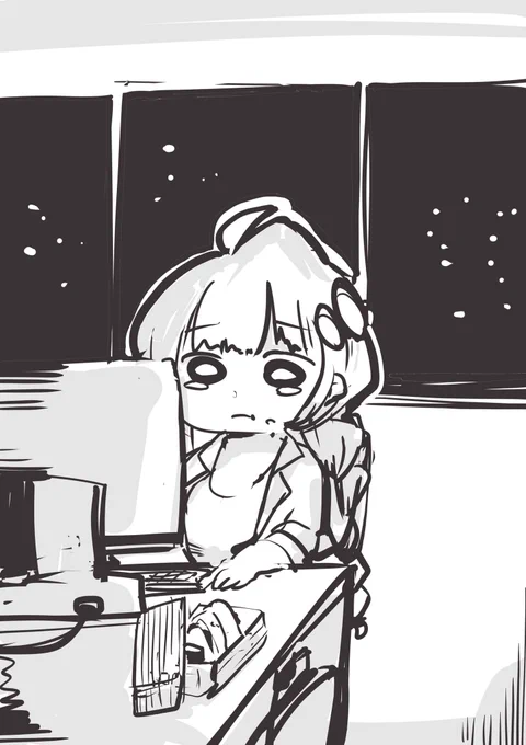 残業あかりちゃん... 