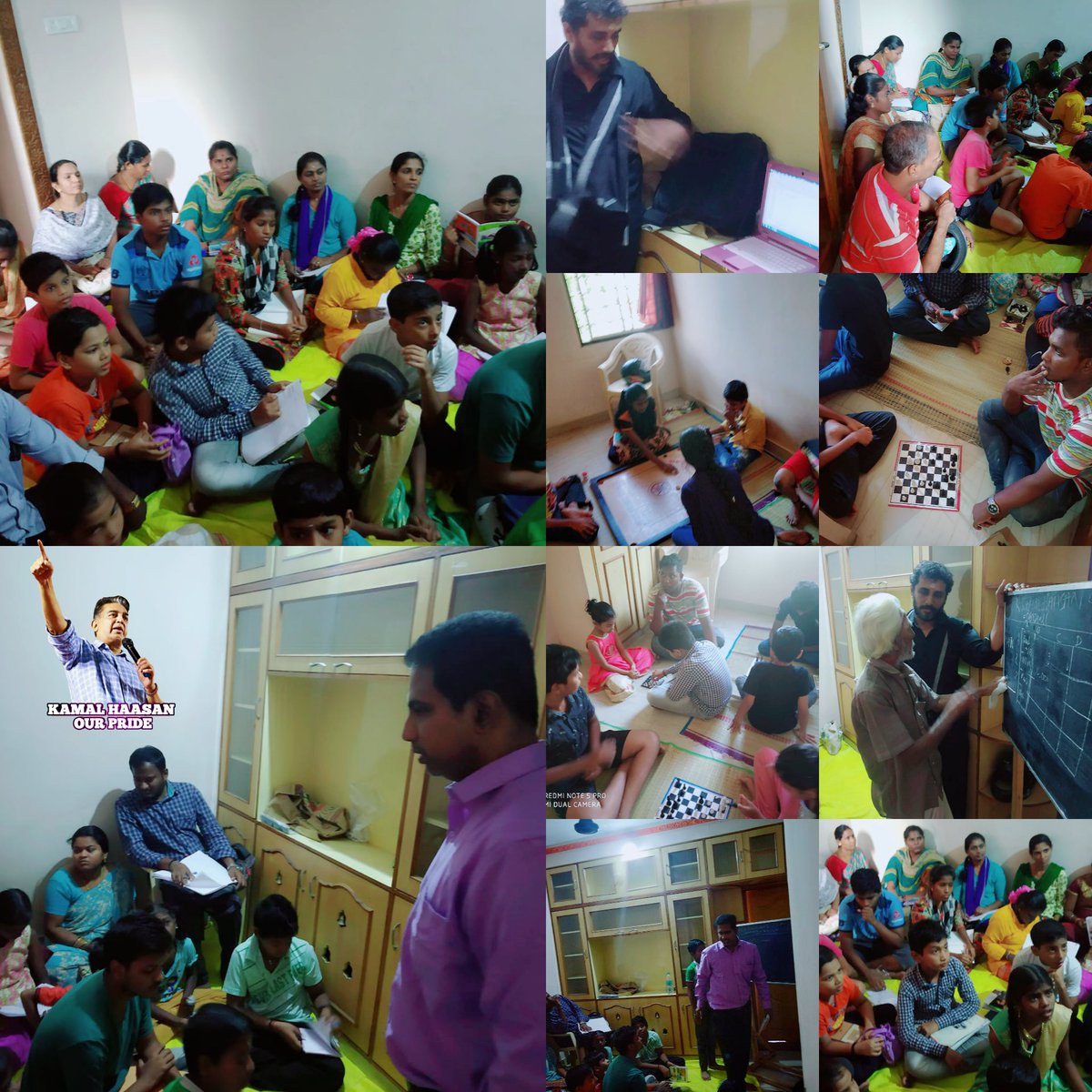KHOurPride's tweet photo. Free Chess, CARROMBOARD, Computer basics, Spoken English classes as part of #MaiamSkillDevelopment an initiative from #MakkalNeedhiMaiam on behalf of #KamalHaasan https://t.co/3yLklqeJtn