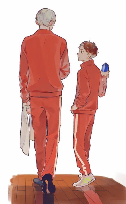 リエーフと夜久さん 