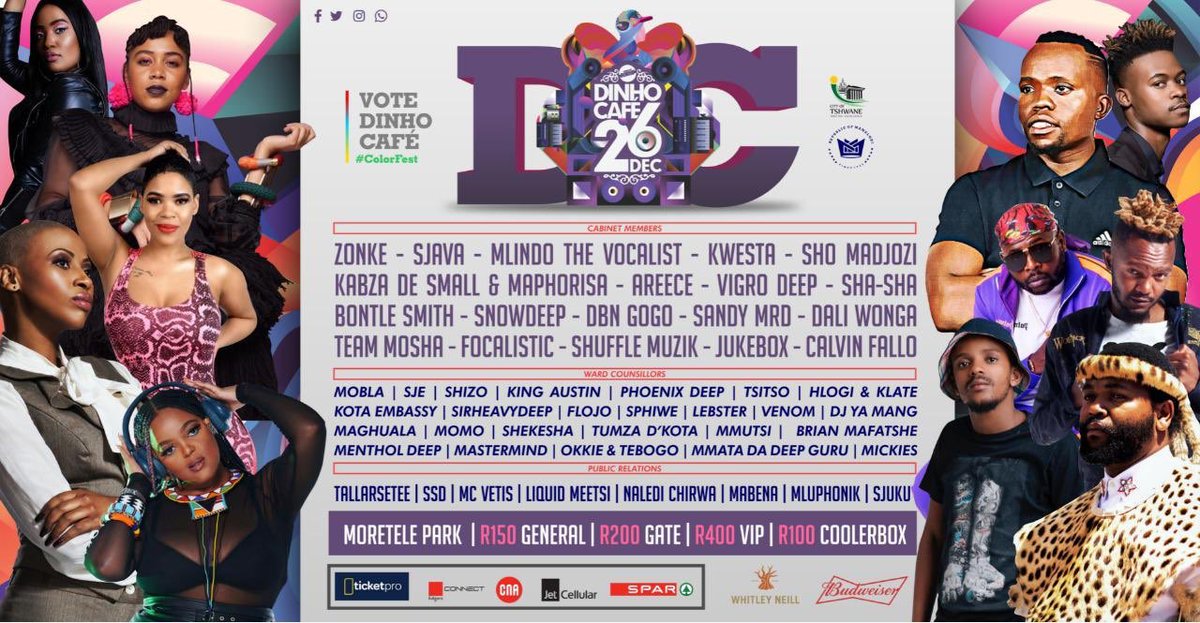 DJSanza_SA's tweet image. 2019

Springboks 
Miss Universe 
Dinho Cafe 

What a year. Mamelodi Dankie Dankie for supporting your own. #26Dec #Dinhocafe