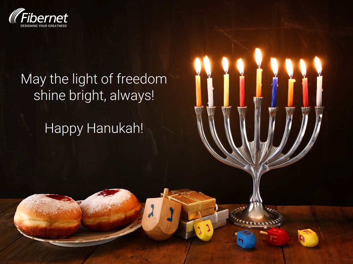 FibernetLtd's tweet photo. Happy #Hanukkah to you and yours from #Fibernet! https://t.co/XUKMYoLFAM