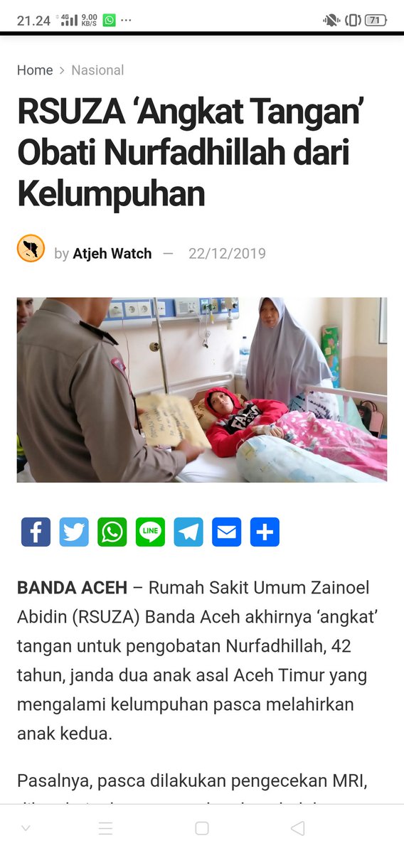 sinyaktafar's tweet photo. Haloo Bung @niriansyah Apa Nurfadlillah di suruh berobat ke dukun aja ya? 

“Petugas medis di RSUZA menyarankan Nurfadhillah menjalani perawatan jalan, serta tak juga mengeluarkan rujukan untuk pengobatan ke rumah sakit lainnya,” ujar Sulaiman lagi. https://t.co/HRPLiKxnWm
