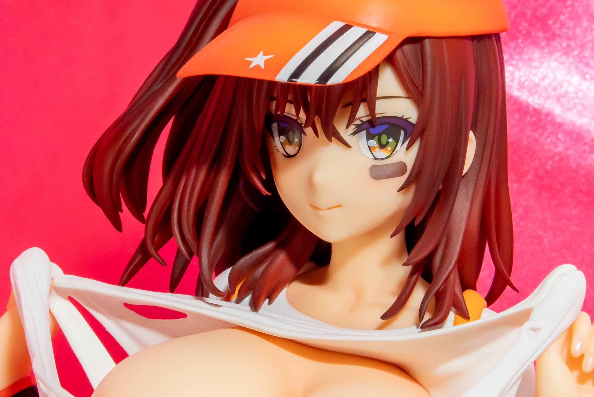 もりてぃ スカイチューブ 野球娘 Illustration By 魔太郎 フィギュアを開封 その5 破いてるユニフォームからバストが大胆露出 さらに前面が破けたシャツパーツが付属するほか シャツの表面パーツを取り外すとバストがガッツリ見えます そこも買って