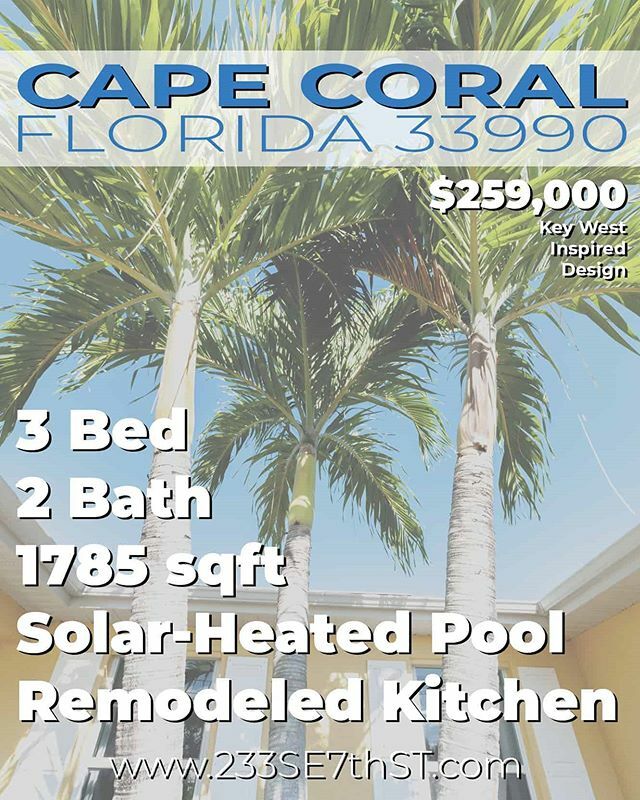 AlmostHomeFL's tweet photo. #OpenHouse today 12-2
#CapeCoral #AlmostHome #PoolHome #SECape #NewListing #JustListed https://t.co/mgLe5BFxly https://t.co/xEYB7n7PX9
