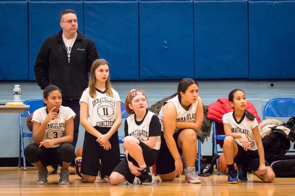 Action shot of me and my 6th/7th graders  @Immac_Astoria