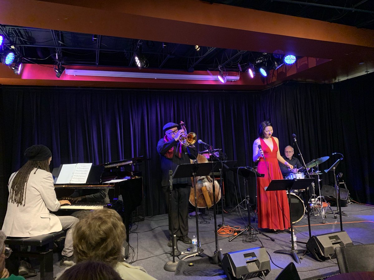 DmitriMatheny's tweet photo. Bright moments @TheNashJazz (Phoenix AZ) with #HollyPyle #LamarGaines #TBoneSistrunk #DomMoio https://t.co/cY04eWXL1Q