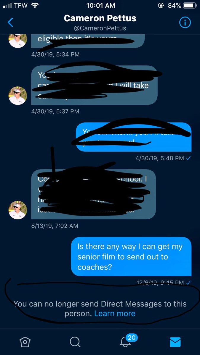 Bryce_5_'s tweet photo. I only played two games as an East Hall Viking this year as a senior. Not having enough film I decided to ask the head coach of @football_ej if I can get my senior film. He decides to block me on every platform. You not standing by your word shows your character! Childish....... https://t.co/F43qS4XiAW