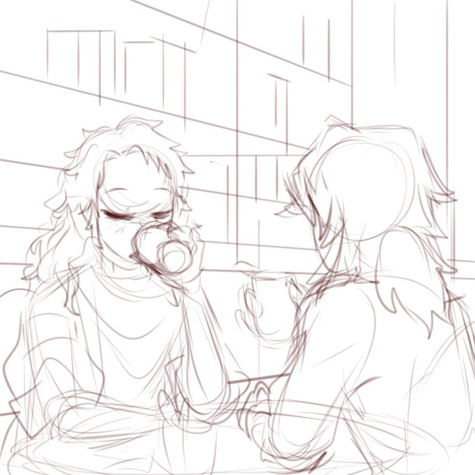 today I offer you very sweet sketches 