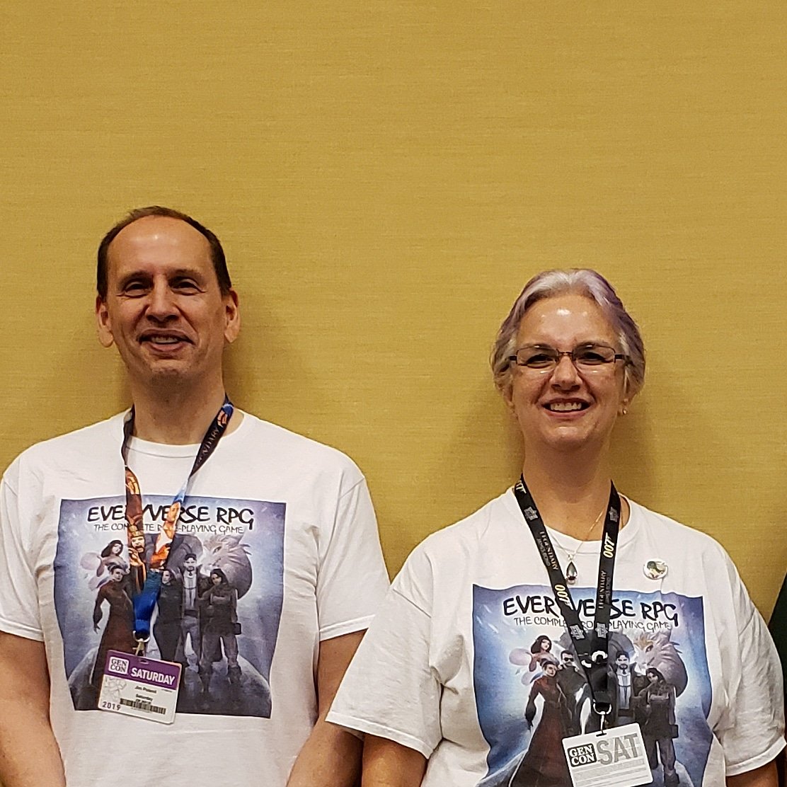 dhoenigparizek's tweet photo. Happy birthday to #pdug officers Jim Poland and Debra Hoenig Parizek!! #tabletop #dnd #roleplayinggames #RPG #rpggames #fantasy #dungeonsanddragons #gaming #girls #badass #ttrpg #VisibleWomen #womeninrpg #girlgames #gamemasters #WomeninTabletop #ttrpgpodcast https://t.co/XwKT5v8MQH