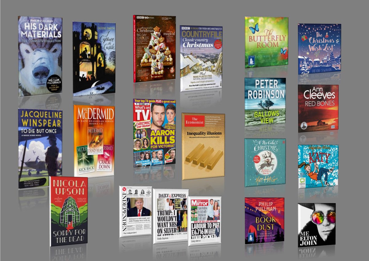 cambslib's tweet photo. #LibraryAdventCalendar Day 22

Time to plan your festive reading! It only takes a few minutes to download an eBook, eMagazine, eAudiobook or eNewspaper. In 2019 you borrowed 227,510 items!
Plan your quiet moments…. start here…. https://t.co/0Sn6ChbXvj https://t.co/NPrvg0Y9E2