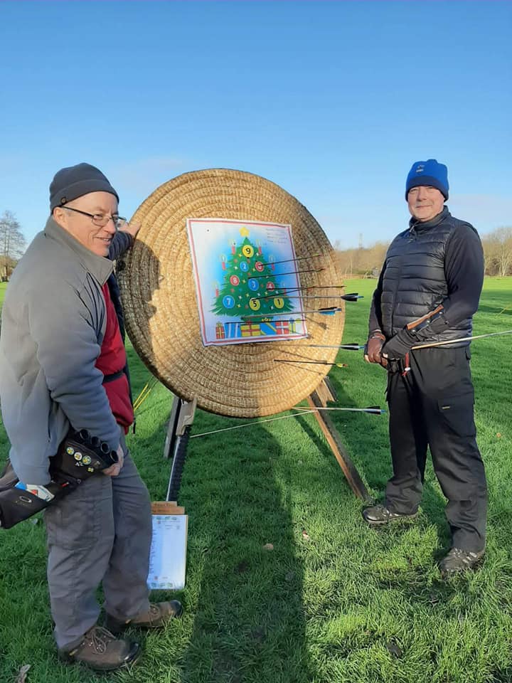 WokingAC's tweet photo. A fun Christmas shoot today with some sunshine as well 🙂
Thanks to Helen and Brenda for organising the targets and refreshments. https://t.co/IFYhJEpbmK
